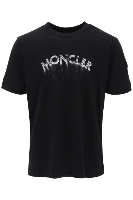 moncler t-shirt with logo print