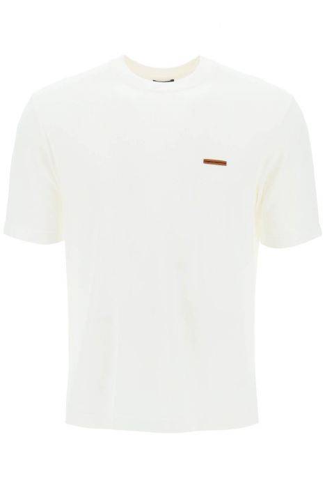 zegna cotton pique t-shirt in
