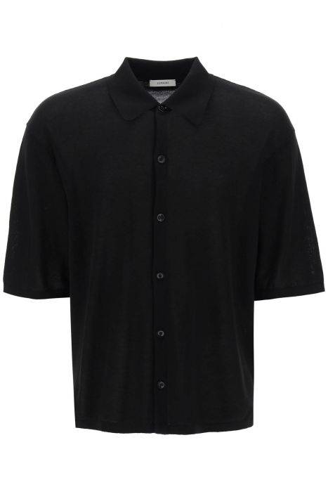 lemaire short-sleeved knit shirt for