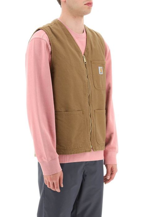 carhartt wip gilet arbor in cotone