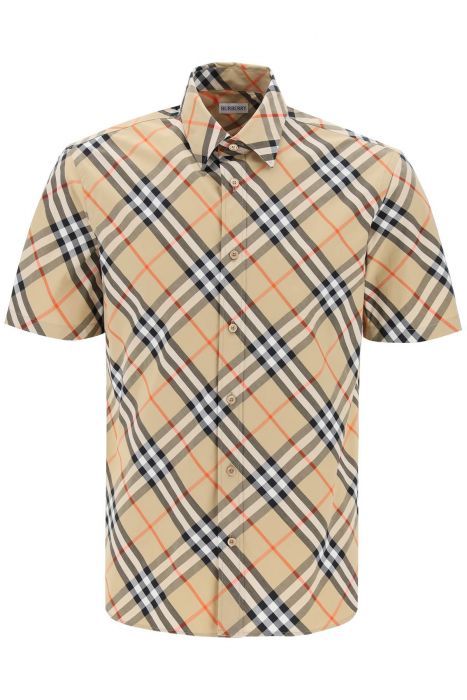 burberry camicia in cotone check