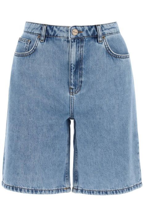 skall studio denim wilson bermuda shorts for