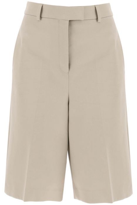 ferragamo cotton gabardine bermuda shorts