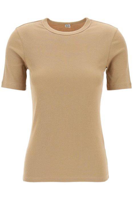 toteme ribbed jersey t-shirt for a