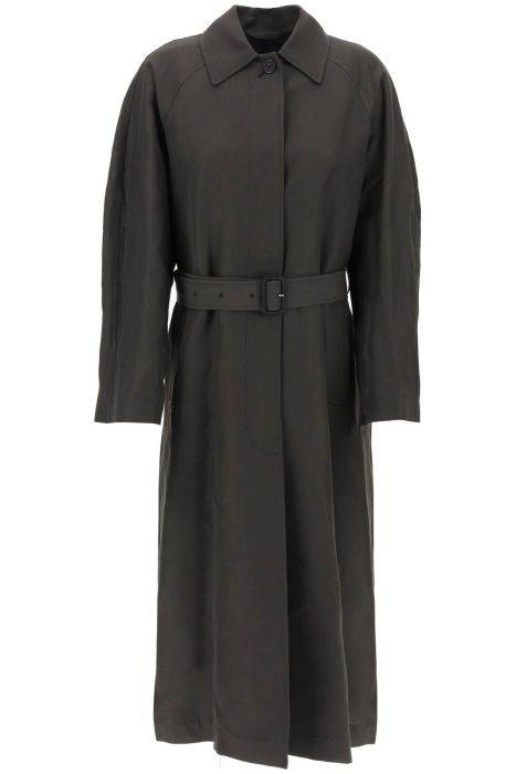 toteme lightweight linen blend coat
