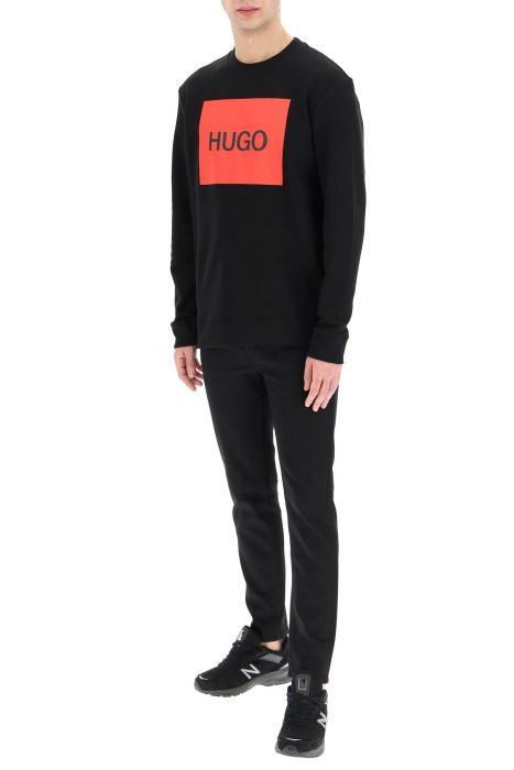 hugo duragol logo box sweatshirt
