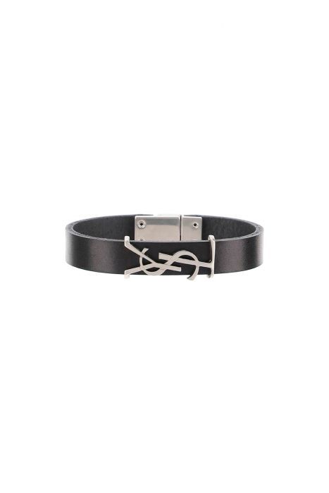 saint laurent leather bracelet ysl