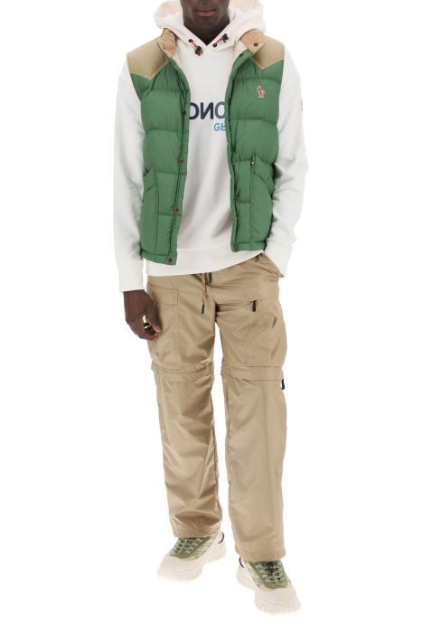 moncler grenoble veny padded feather vest for