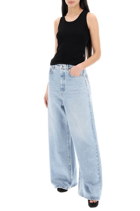 sportmax wide-legged angri jeans for a
