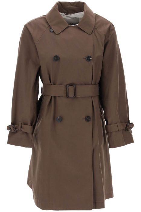 max mara the cube double-breasted midi trench coat