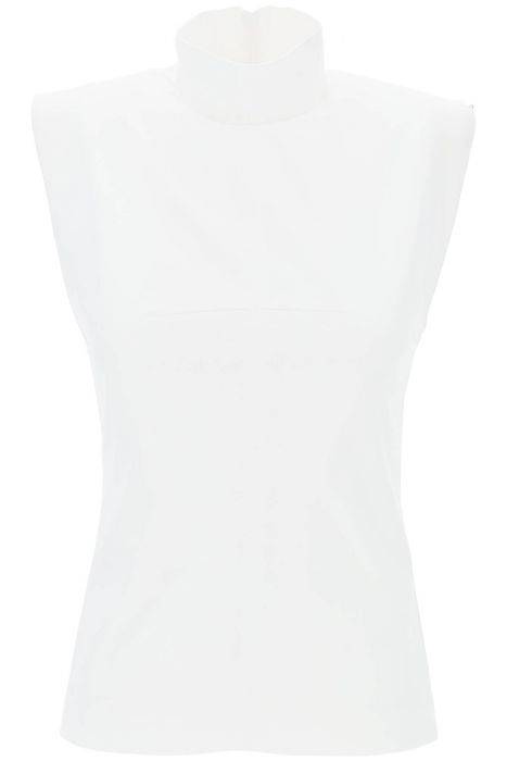 sportmax high-necked sleeveless top in cann