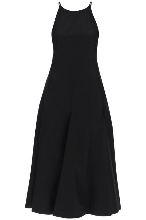 sportmax maxi cactus poplin dress