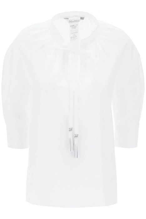 max mara "carpi blouse with puffed