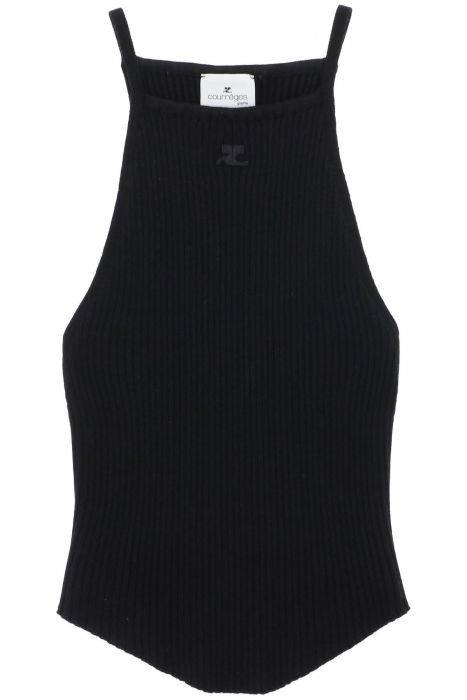 courreges "ribbed knit holistic top
