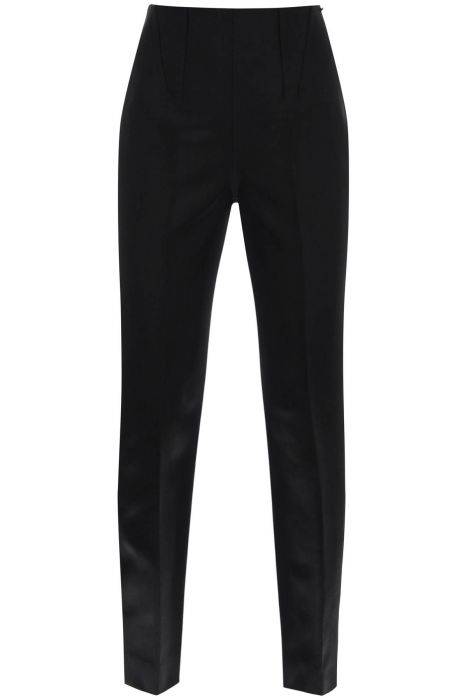 sportmax netted pants with reinforced