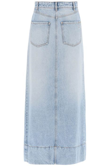 sportmax maxi denim skirt from the pi