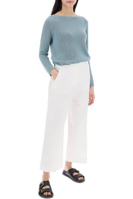 's max mara lightweight linen knit pullover by giol