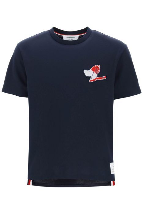 thom browne t-shirt con patch hector