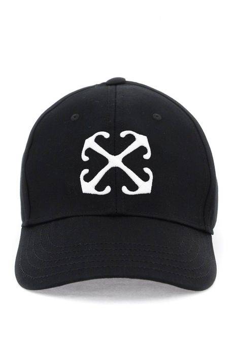off-white "arrow logo baseball cap with adjustable