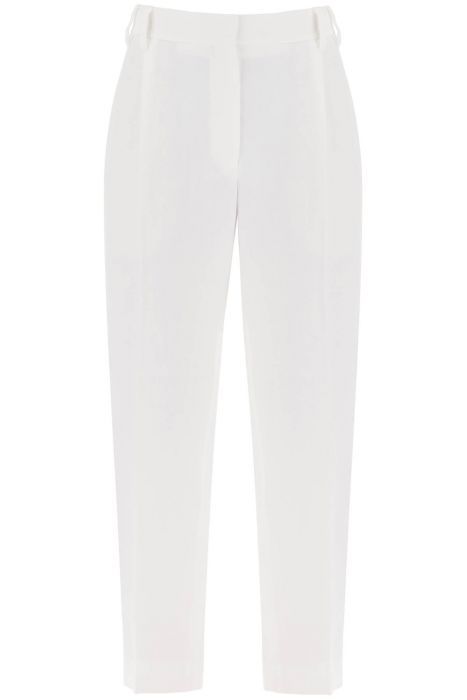 brunello cucinelli tapered pants with ple