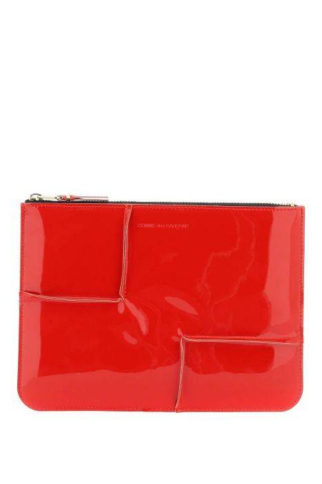 comme des garcons wallet pouch in vernice