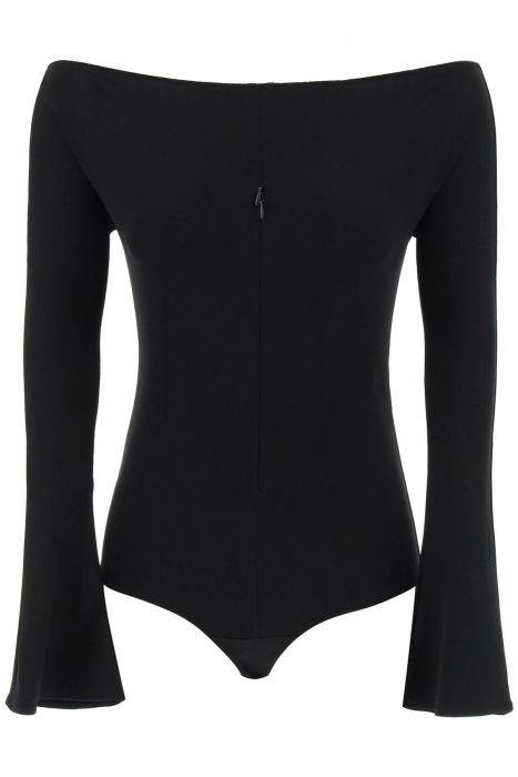 courreges "invisible front zip bodycon dress"
