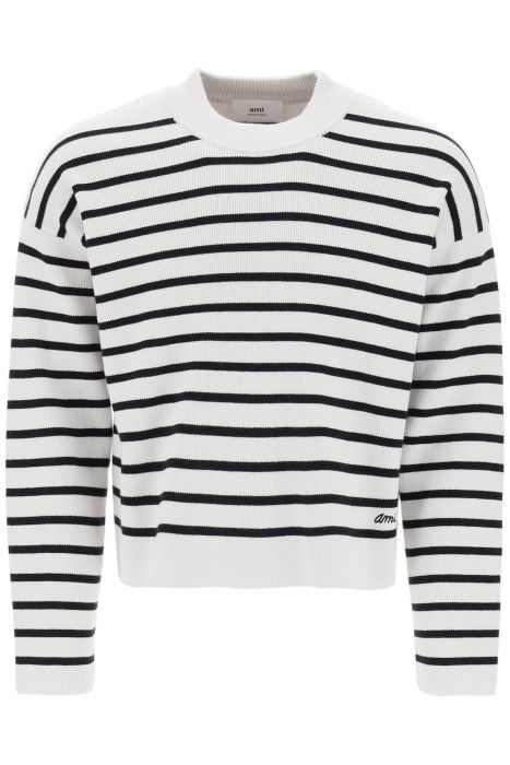ami alexandre matiussi striped magic pullover sweater