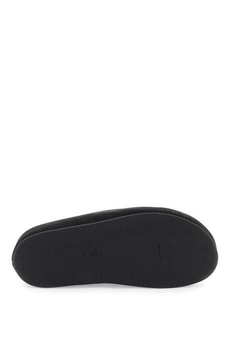 the row hugo suede leather clog in
