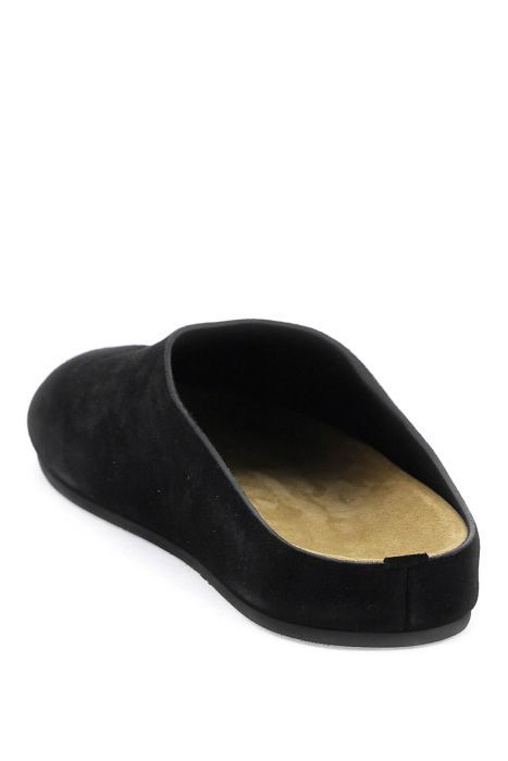 the row hugo suede leather sabot shoe for