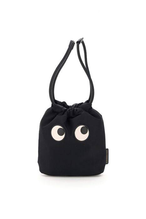 anya hindmarch mini bag pouch eyes con coulisse