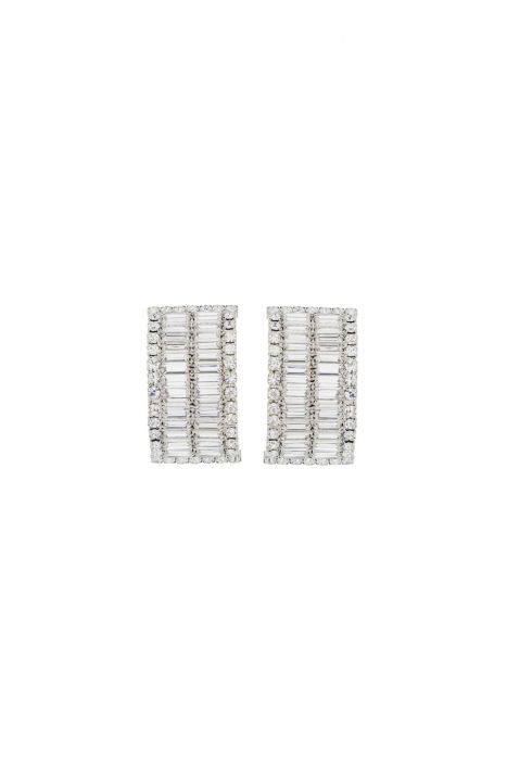 alessandra rich clip-on earrings with crystals