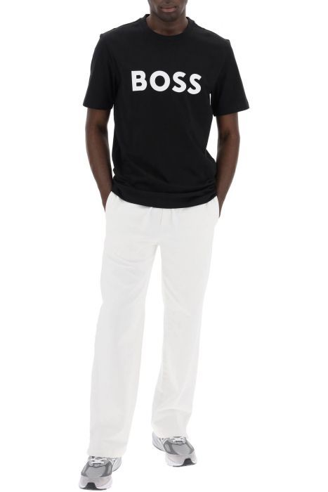 boss t-shirt tiburt 354 stampa logo
