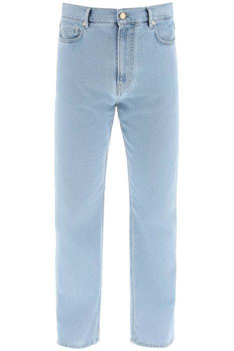 agnona five-pocket soft denim jeans