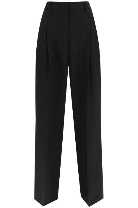 burberry wool pants with darts
