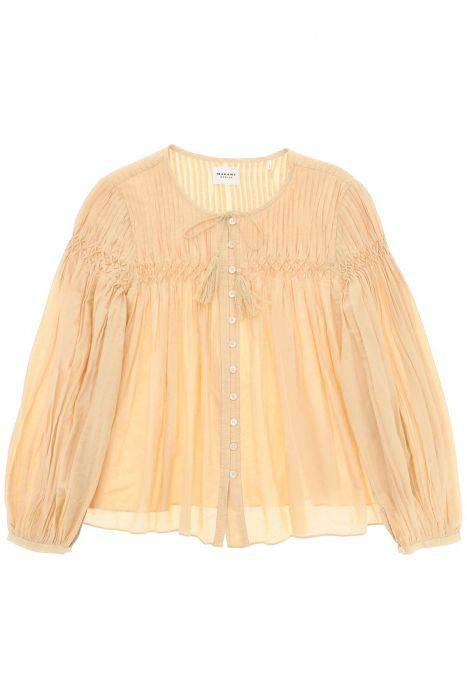isabel marant etoile "cotton abadi blouse for