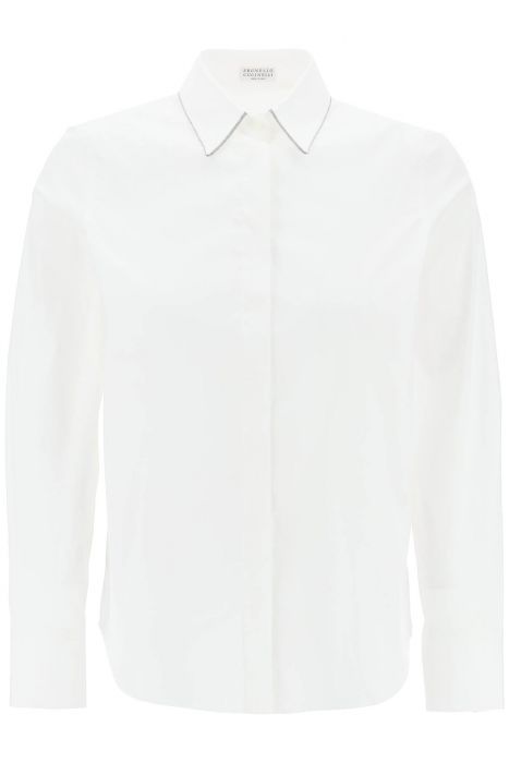 brunello cucinelli "shirt with shiny