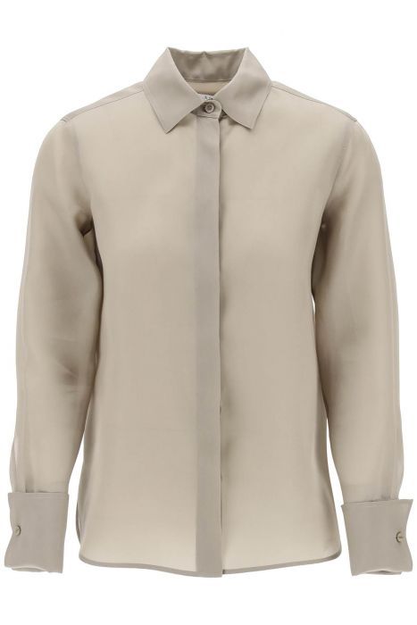 max mara nola silk organza shirt in italian