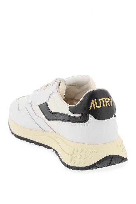 autry low-cut nylon and leather reelwind sneakers