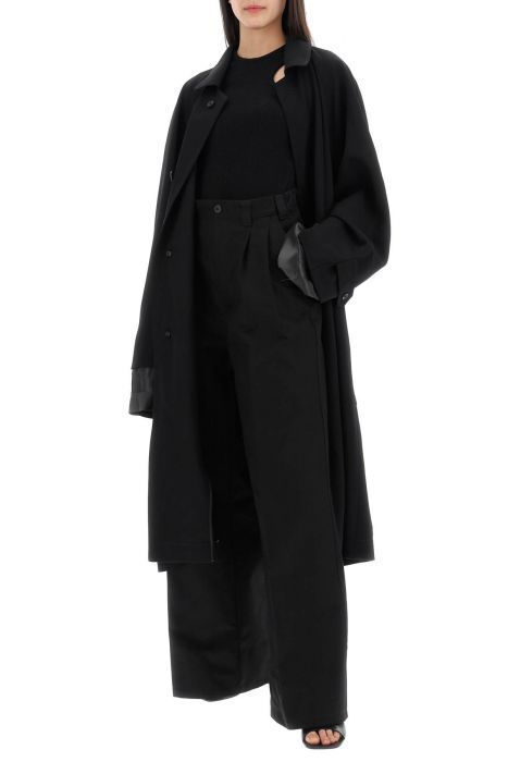 maison margiela cotton gabardine trousers for