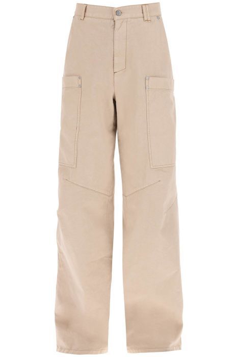 palm angels pantaloni cargo in cotone