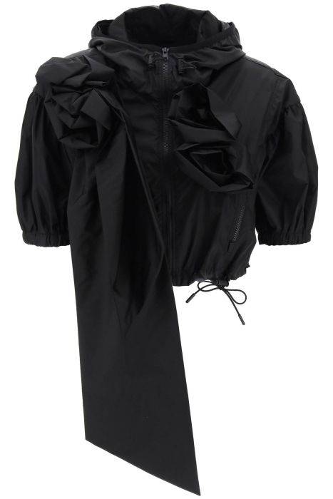 simone rocha "cropped jacket with rose detailing"