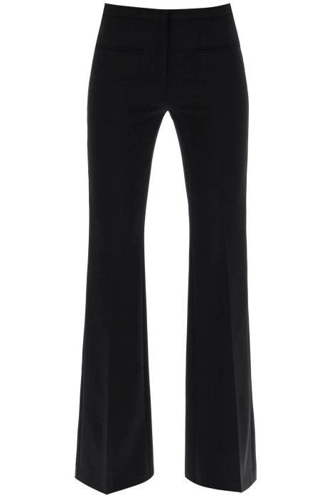 courreges tailored bootcut pants in technical jersey