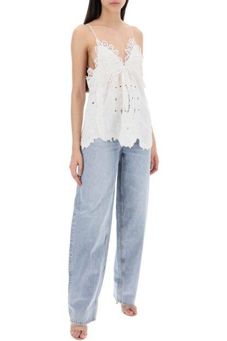 isabel marant "victoria lace top with elegant