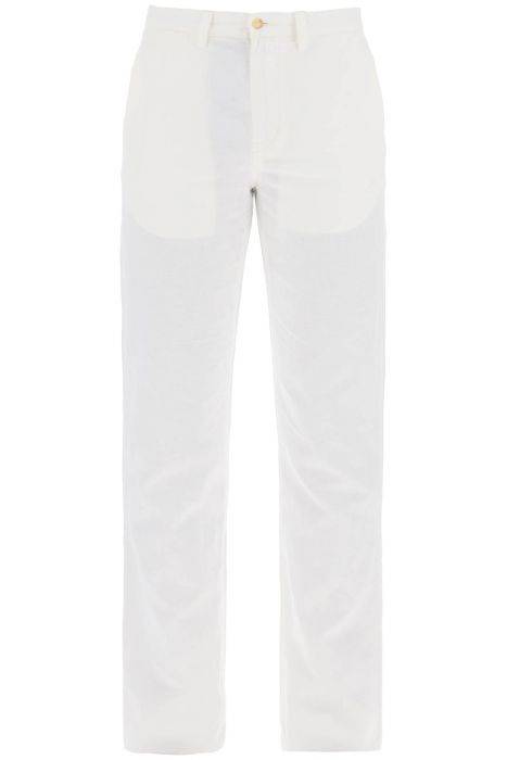 polo ralph lauren lightweight linen and cotton trousers