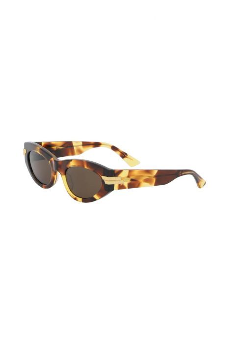 bottega veneta spotted cat eye sunglasses with a mac