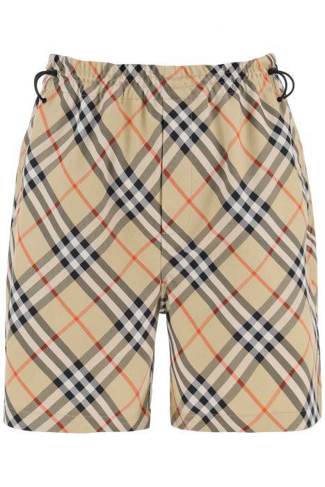 burberry checkered bermuda shorts