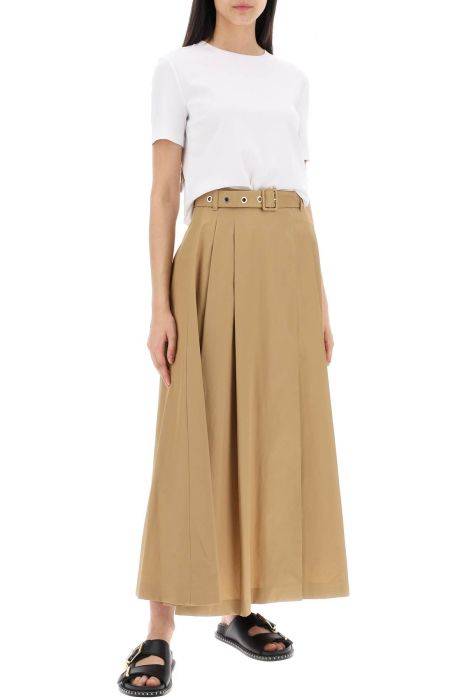 's max mara "gilda cotton poplin skirt"