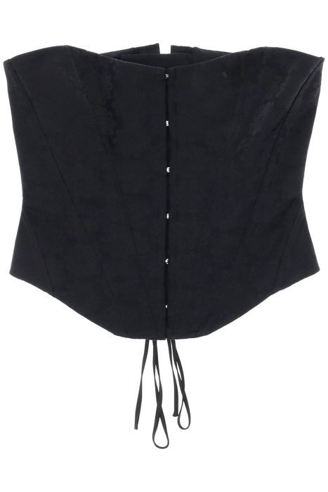 stella mccartney corsetto in damasco jacquard