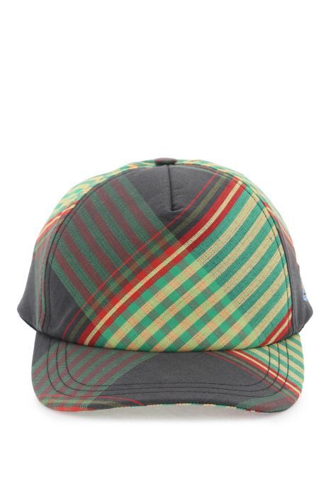 vivienne westwood cappello baseball combat tartan