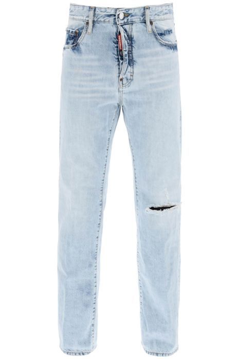 dsquared2 light wash palm beach jeans with 642